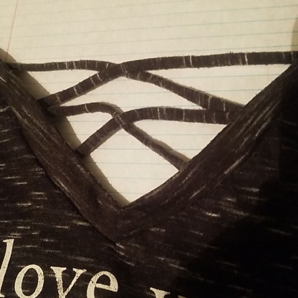 Cross neck tee - Picture 2 of 3